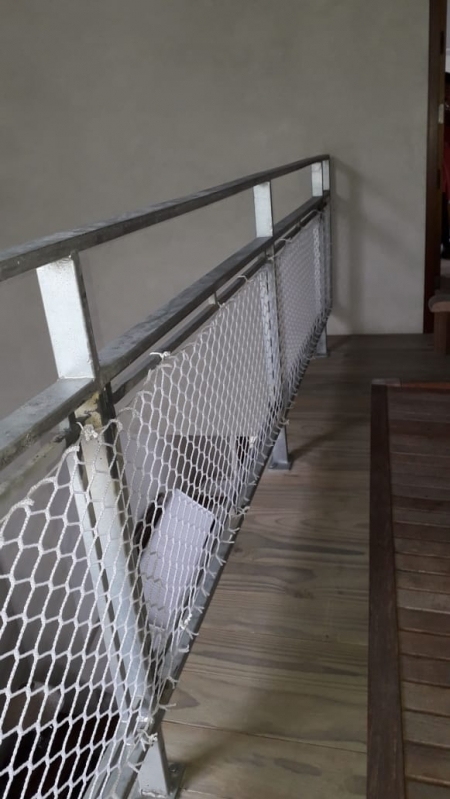 Rede Proteção Escada São Vicente - Rede Proteção Animal
